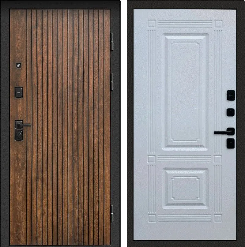 Фото Дверь Термо-Доор ТВИСТ Дуб Патина BLACK(Квартира) DIS006905