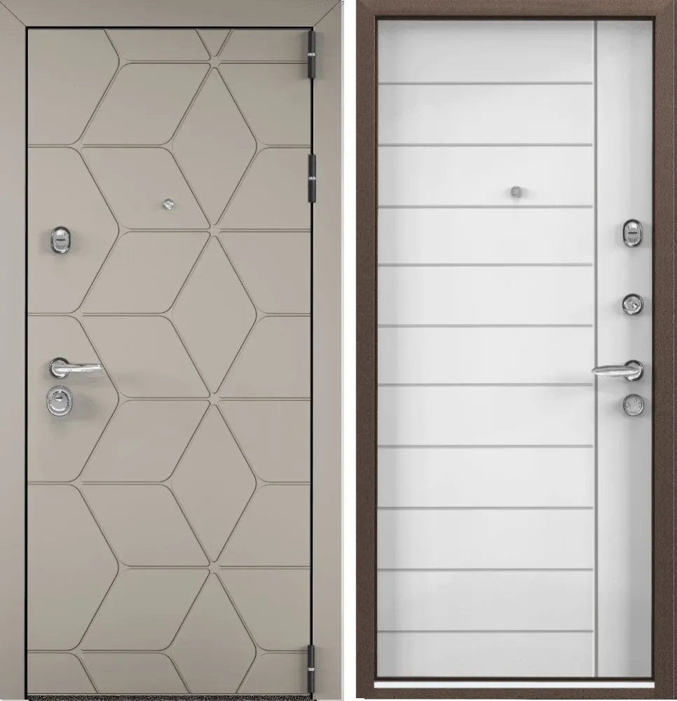 Фото Дверь Цербер 3К Чёрная Галеон Латте Сменная Панель DIS006468